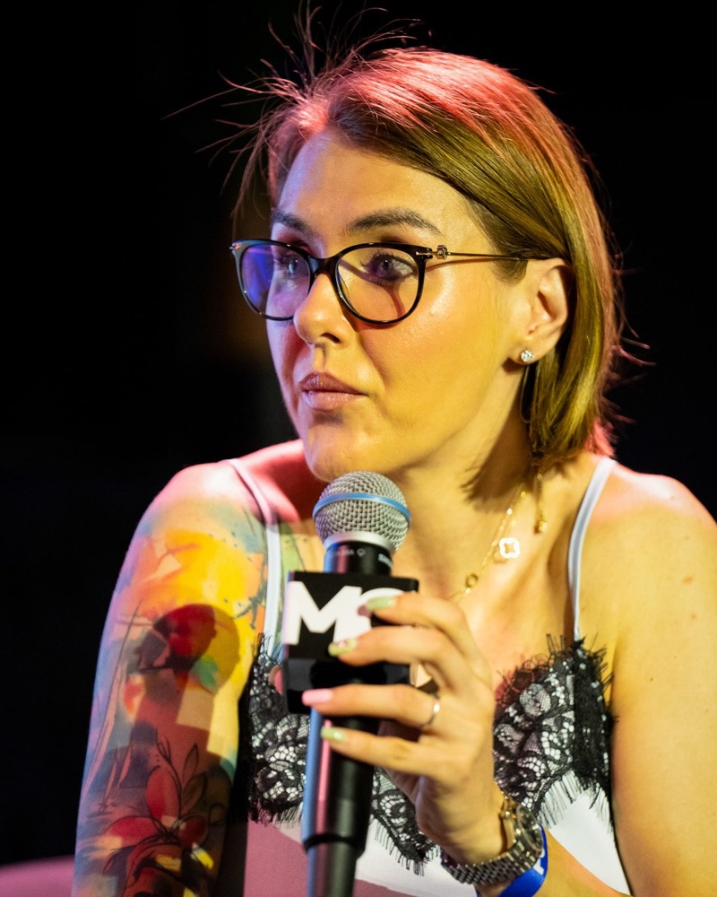 Ana-Maria Udriște on stage